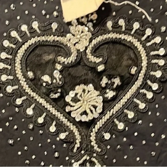 Parasuco Ladies Beaded Lace Top - Picture 4 of 10